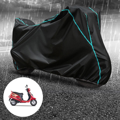 GOSHIV-car and bike accessories Waterproof Two Wheeler Cover for Mahindra(Duro, Black)