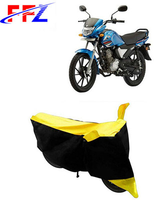 FFZ Waterproof Two Wheeler Cover for Yamaha(Saluto RX, Black, Yellow)