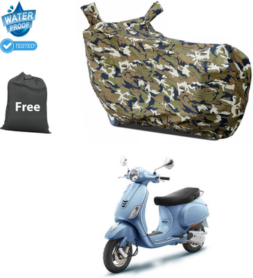 CODOKI Waterproof Two Wheeler Cover for Vespa(ZX 125 BS6, Yellow)