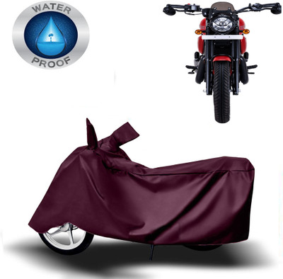 ROYAL AUTO MART Two Wheeler Cover for JAWA(42, Maroon)