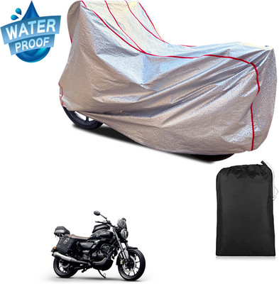 GOSHIV-car and bike accessories Waterproof Two Wheeler Cover for TVS(Silver)