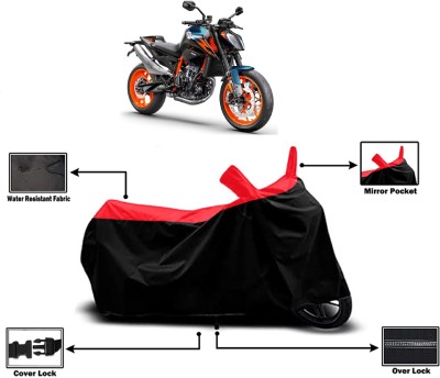 Amexride Two Wheeler Cover for KTM(890 Duke, Red)