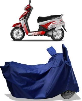 Amexride Two Wheeler Cover for Mahindra(Gusto Electric, Blue)