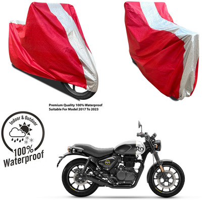 AutoGalaxy Waterproof Two Wheeler Cover for Yamaha(Fazer, Silver, Red)