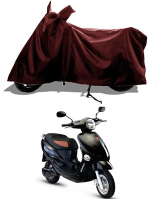 GROFATIK Two Wheeler Cover for Hero(Electric Photon BS6, Maroon)