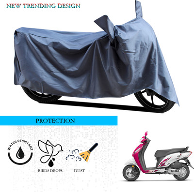 ANTHUB Waterproof Two Wheeler Cover for Honda(Activa i, Grey)