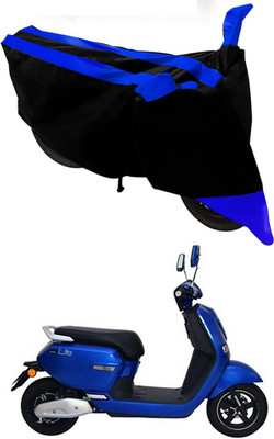 Mdstar Waterproof Two Wheeler Cover for Okinawa(Lite, Blue, Black)