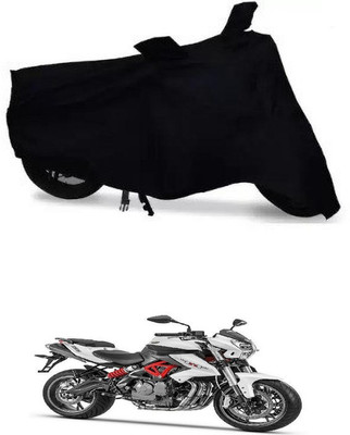 AutoGalaxy Waterproof Two Wheeler Cover for DSK Benelli(TNT 600i, Black)