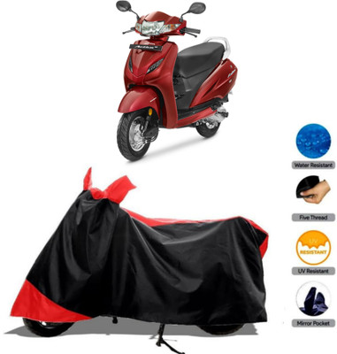 WMIZEXA Waterproof Two Wheeler Cover for Universal For Bike(Activa 5G, Red)