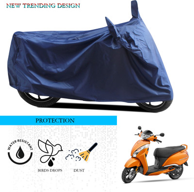 ANTHUB Waterproof Two Wheeler Cover for TVS(Jupiter 125, Blue)