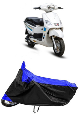 MMSSTAR Two Wheeler Cover for Hero(Electric Wave Dx, Blue)