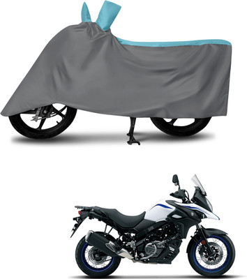 DeepShakshi AUTOMOTIVE Waterproof Two Wheeler Cover for Suzuki(V-Strom 650 XT, Multicolor)