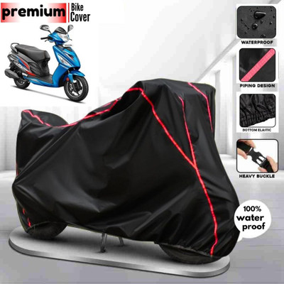 BOTAUTO Waterproof Two Wheeler Cover for Hero(Maestro Edge, Black, Red)