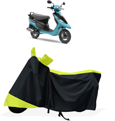 Tricway Two Wheeler Cover for TVS(Scooty Pep Plus BS6, Yellow)