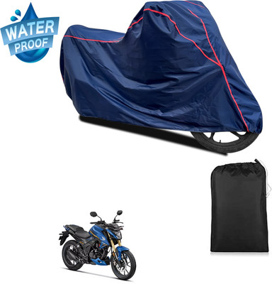PAGORA Waterproof Two Wheeler Cover for Honda(Hornet 2.0, Blue)