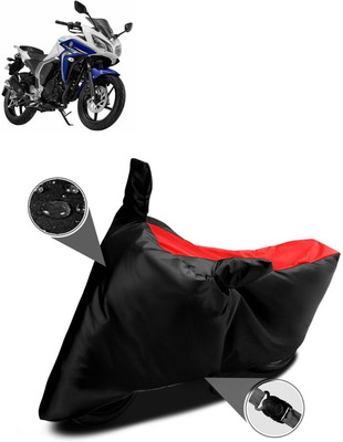AutoGalaxy Waterproof Two Wheeler Cover for Yamaha(Fazer-250 BS6, Red)