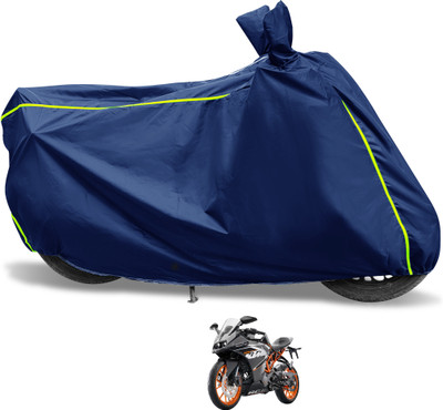 Euro Care Waterproof Two Wheeler Cover for KTM(RC 390, Blue)