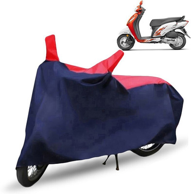 Mdstar Waterproof Two Wheeler Cover for Honda(Activa i, Red, Blue)
