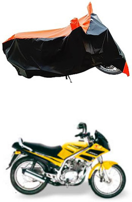 VESMEI Two Wheeler Cover for Kinetic(GF Lazer, Orange)