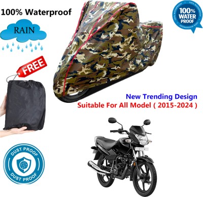 AUTOCAD Waterproof Two Wheeler Cover for TVS(Sport, Multicolor)