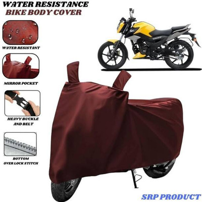 RAAMKM Waterproof Two Wheeler Cover for TVS(Raider, Maroon)