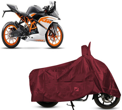 EGAL Waterproof Two Wheeler Cover for KTM(RC 200 BS6, Maroon)