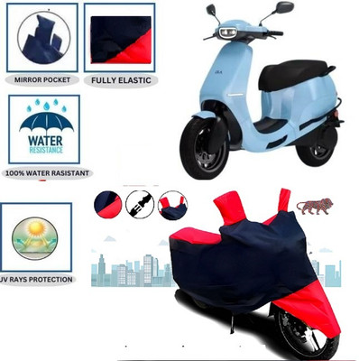 smwzxyu Waterproof Two Wheeler Cover for Ola(Red)