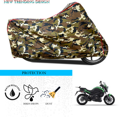 GOSHIV-car and bike accessories Waterproof Two Wheeler Cover for Bajaj(Dominar, Multicolor)