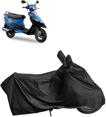DIGGU Two Wheeler Cover for TVS(Pep+ BS6, Black)
