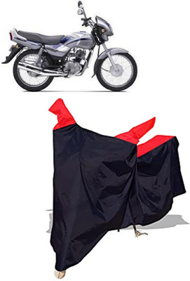 Amexride Two Wheeler Cover for TVS(Victor Edge, Black)