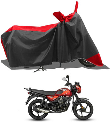 KEDIT Two Wheeler Cover for Bajaj(Red, Black)