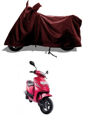 GROFATIK Two Wheeler Cover for Mahindra(Kine, Maroon)