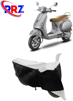 RRZ Waterproof Two Wheeler Cover for Vespa(Vespa VXL, Black, White)
