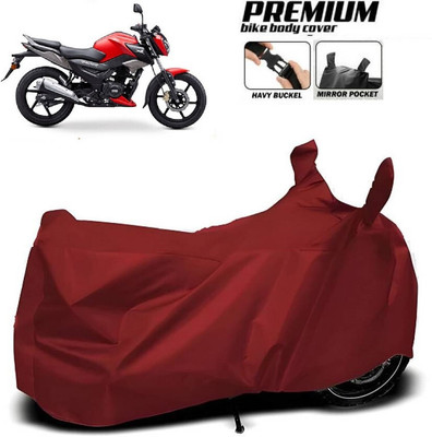 smwzxyu Waterproof Two Wheeler Cover for TVS(Raider, Maroon)