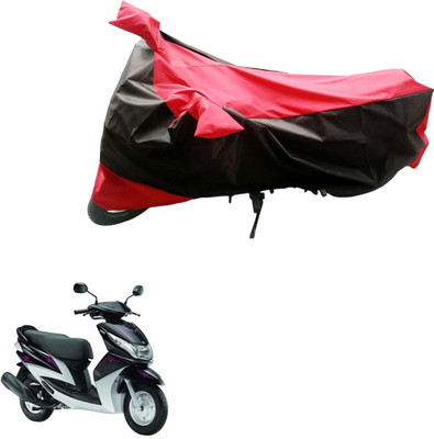 Mdstar Waterproof Two Wheeler Cover for Yamaha(Ray, Black, Red)