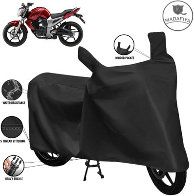MADAFIYA Waterproof Two Wheeler Cover for Yamaha(FZ16, Black)