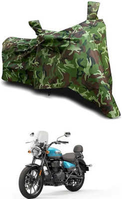 MMSSTAR Waterproof Two Wheeler Cover for Royal Enfield(Meteor BS6, Green)