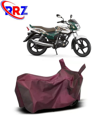 RRZ Waterproof Two Wheeler Cover for TVS(Star City Plus, Maroon)