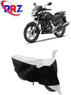 RRZ Waterproof Two Wheeler Cover for Hero(CBZ, Black, White)