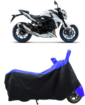 Coxtor Waterproof Two Wheeler Cover for Suzuki(GSX, Blue)
