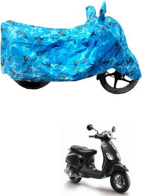 DeepShakshi AUTOMOTIVE Waterproof Two Wheeler Cover for Vespa(Piaggio Vespa, Blue)