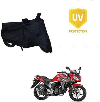 MMSSTAR Waterproof Two Wheeler Cover for Yamaha(Fazer, Black)
