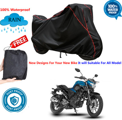 OliverX Waterproof Two Wheeler Cover for Yamaha(FZ16, Black)