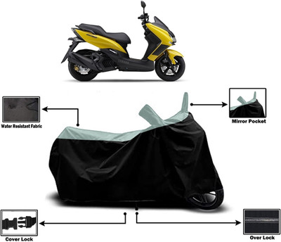 Amexride Two Wheeler Cover for Yamaha(Majesty S 155 maxi, Multicolor)