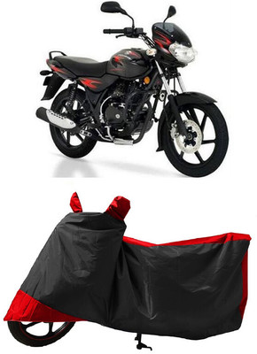 GROFATIK Two Wheeler Cover for Bajaj(Discover 125 DTS-i, Red)