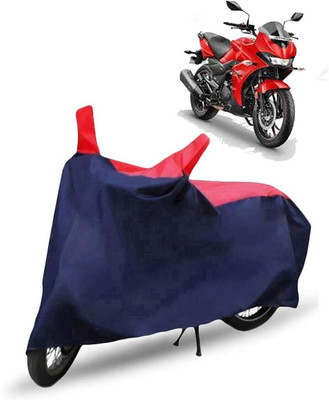 Mdstar Waterproof Two Wheeler Cover for Hero(Xtreme 200S, Red, Blue)