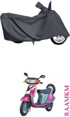 RAAMKM Two Wheeler Cover for Hero, Honda, Bajaj, Ather, TVS, Yamaha(Discover 100 DTS-i, Grey)