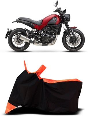 VESMEI Two Wheeler Cover for Benelli(Leoncino 800, Orange)