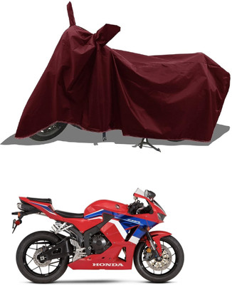 DeepShakshi AUTOMOTIVE Waterproof Two Wheeler Cover for Honda(CBR 600 RR, Maroon)