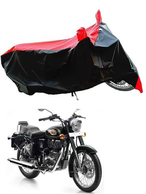 VESMEI Two Wheeler Cover for Royal Enfield(Electra 5S, Red)
